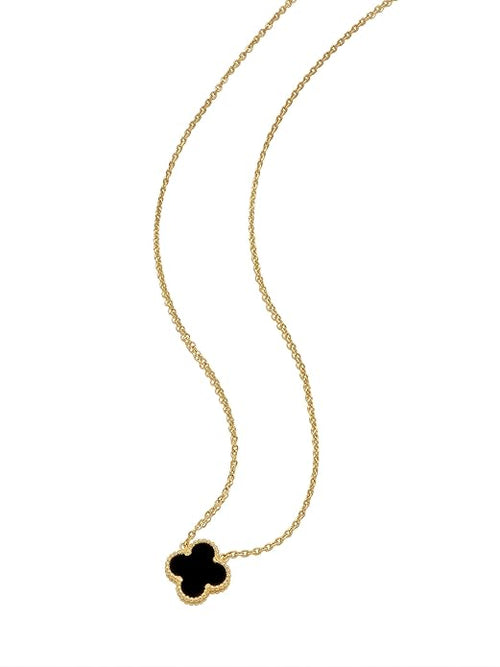 Black clover pendant chain